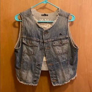 Vans Distressed Denim Vest